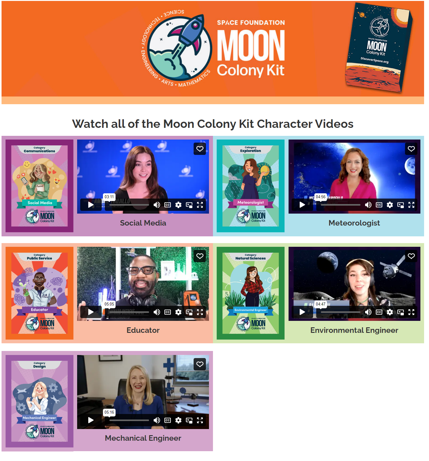 Moon colony videos